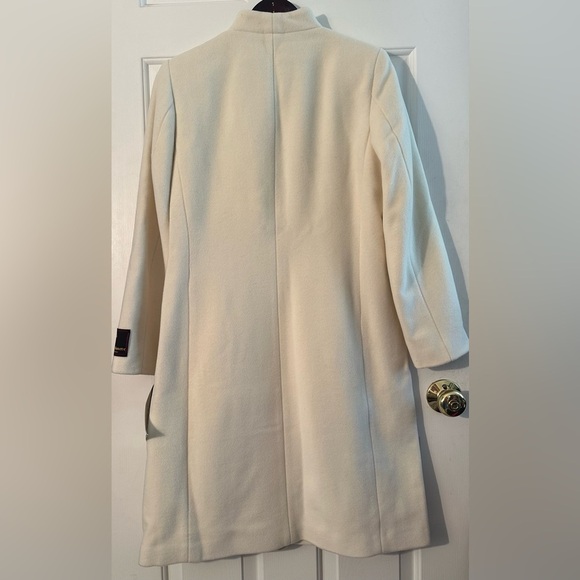 MARVIN RICHARDS 6P Wool Cashmere Dress Coat Italian Fabric Mandarin Collar LUXE - Picture 2 of 14